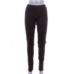 Oldalt csíkos, rugalmas pamutos anyagú női leggings nadrág (LT-7331)
