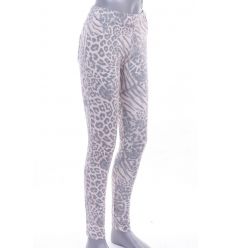 Állat mintás, fenekén zsebes, rugalmas anyagú női nadrág, leggings (NA612)