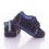 Kétszínű, tépőzáras, harántemelős gyerek vászon cipő (A9773P)