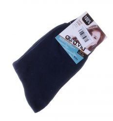 Egyszínű, vékonyabb pamut női normál zokni (NJ51,NJ53)